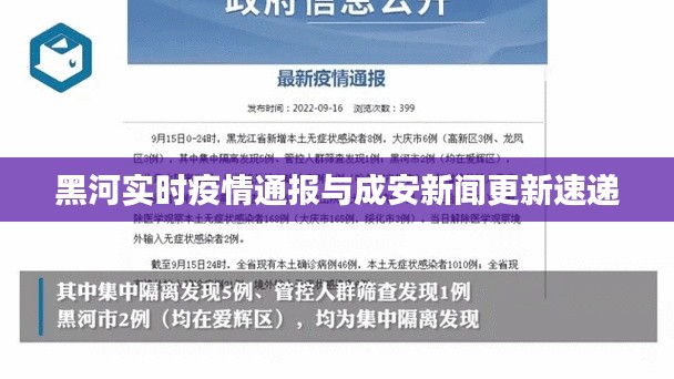 黑河实时疫情通报与成安新闻更新速递