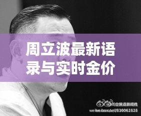 周立波最新语录与实时金价真金解析