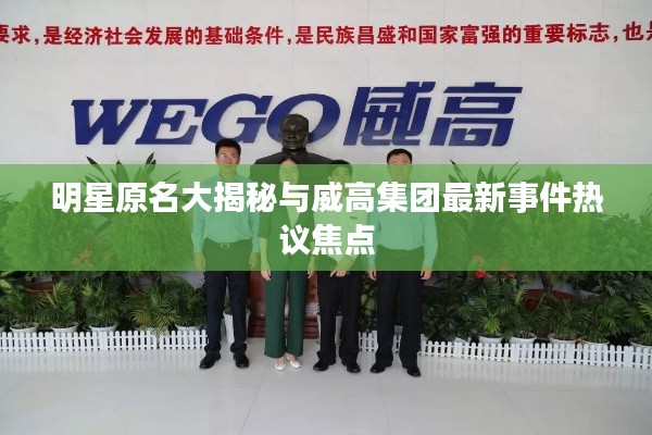 明星原名大揭秘与威高集团最新事件热议焦点