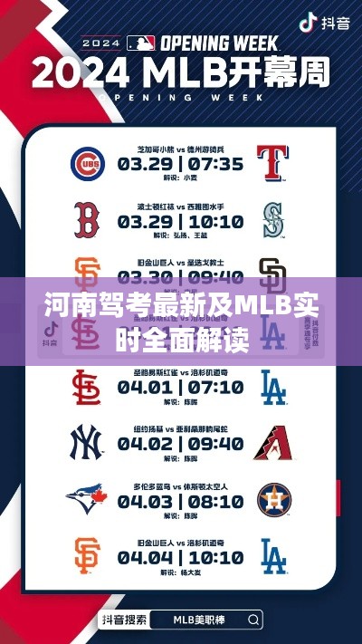 河南驾考最新及MLB实时全面解读