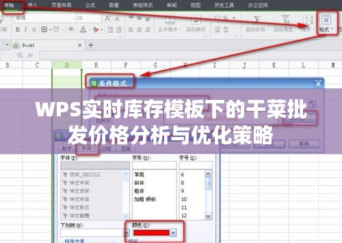 WPS实时库存模板下的干菜批发价格分析与优化策略