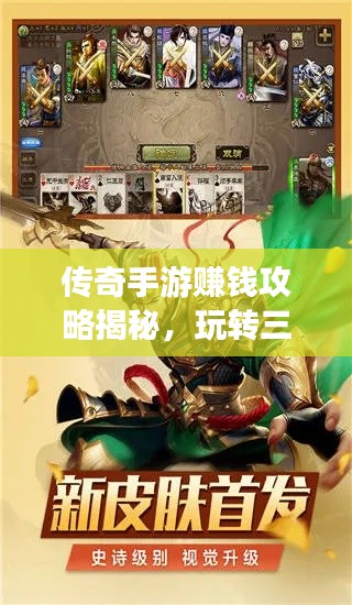 传奇手游赚钱攻略揭秘，玩转三国杀破解激活码轻松获利！