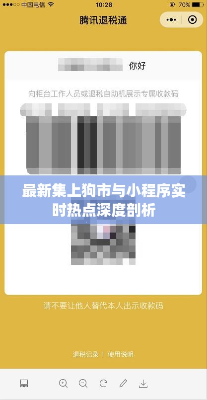 最新集上狗市与小程序实时热点深度剖析