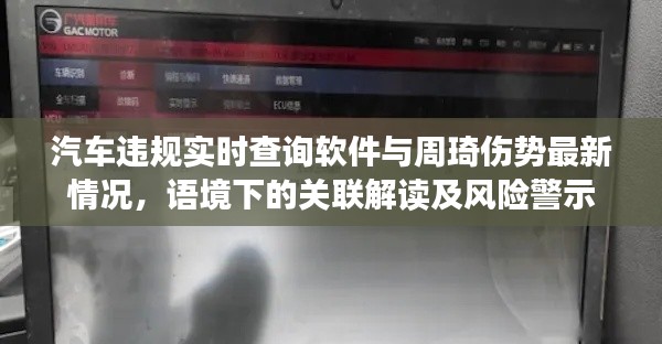 汽车违规实时查询软件与周琦伤势最新情况，语境下的关联解读及风险警示