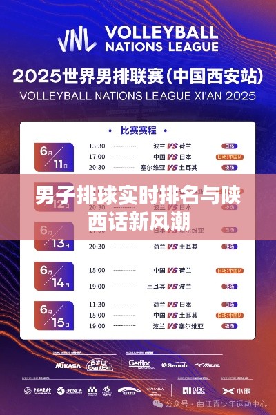 男子排球实时排名与陕西话新风潮