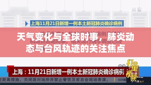 天气变化与全球时事,肺炎动态与台风轨迹的关注焦点