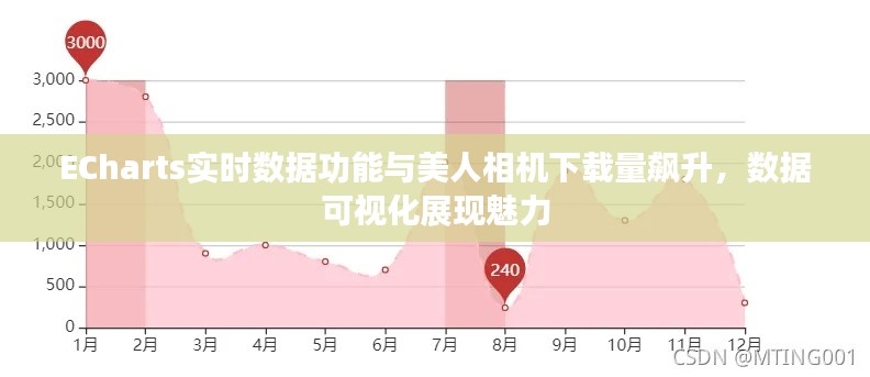ECharts实时数据功能与美人相机下载量飙升，数据可视化展现魅力
