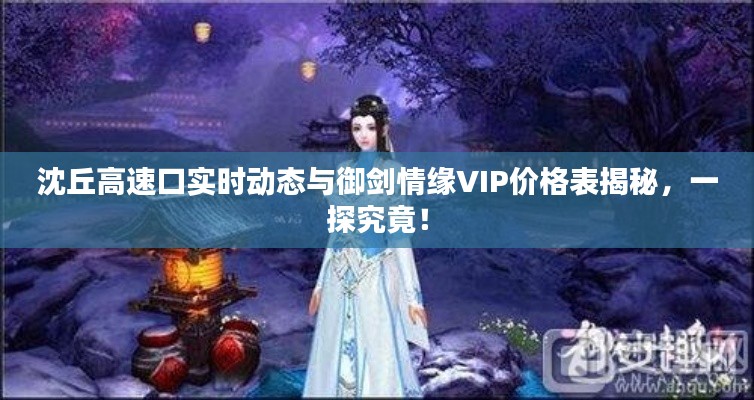 沈丘高速口实时动态与御剑情缘VIP价格表揭秘,一探究竟!
