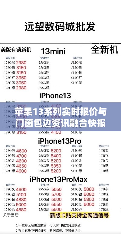 苹果13系列实时报价与门窗包边资讯融合快报
