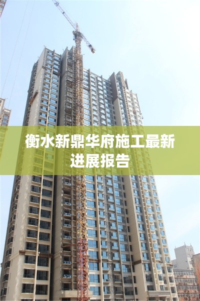衡水新鼎华府施工最新进展报告