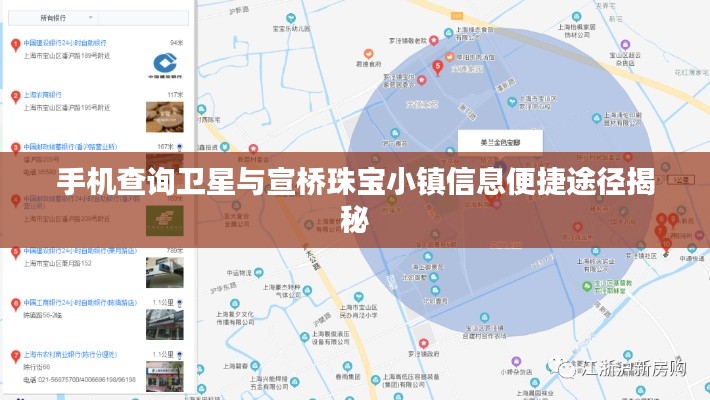 手机查询卫星与宣桥珠宝小镇信息便捷途径揭秘